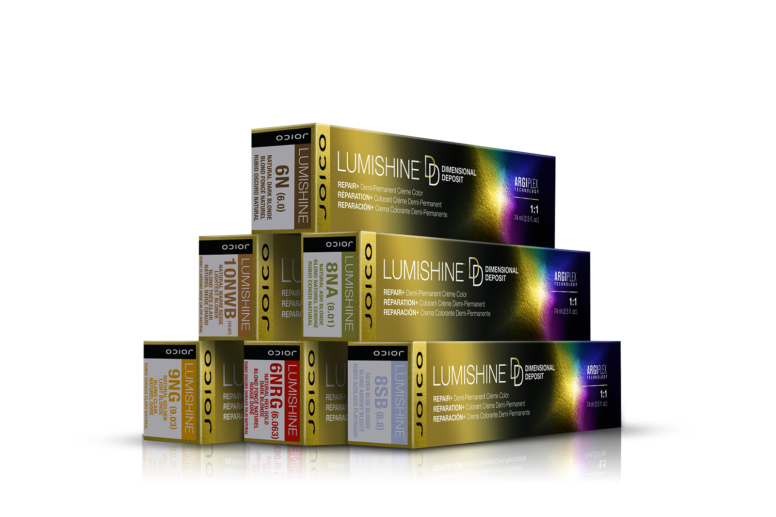 Joico Lumishine gruppebilde DD permanent creme color