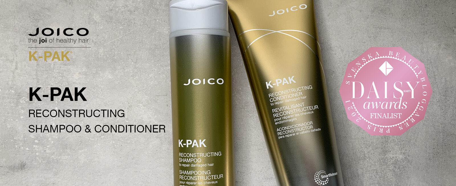 DAISYBEAUTYAWARDS JOICO KPAK SHCON 954x390px Joico se